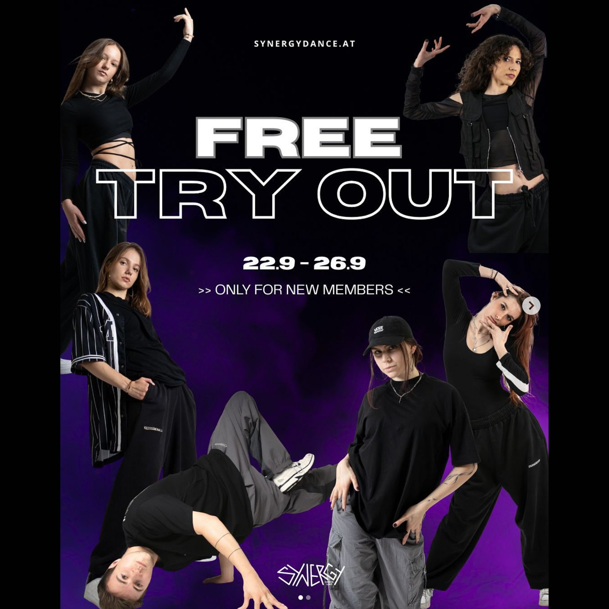 Tanzschule Linz Free Try Out Hip Hop Kurs