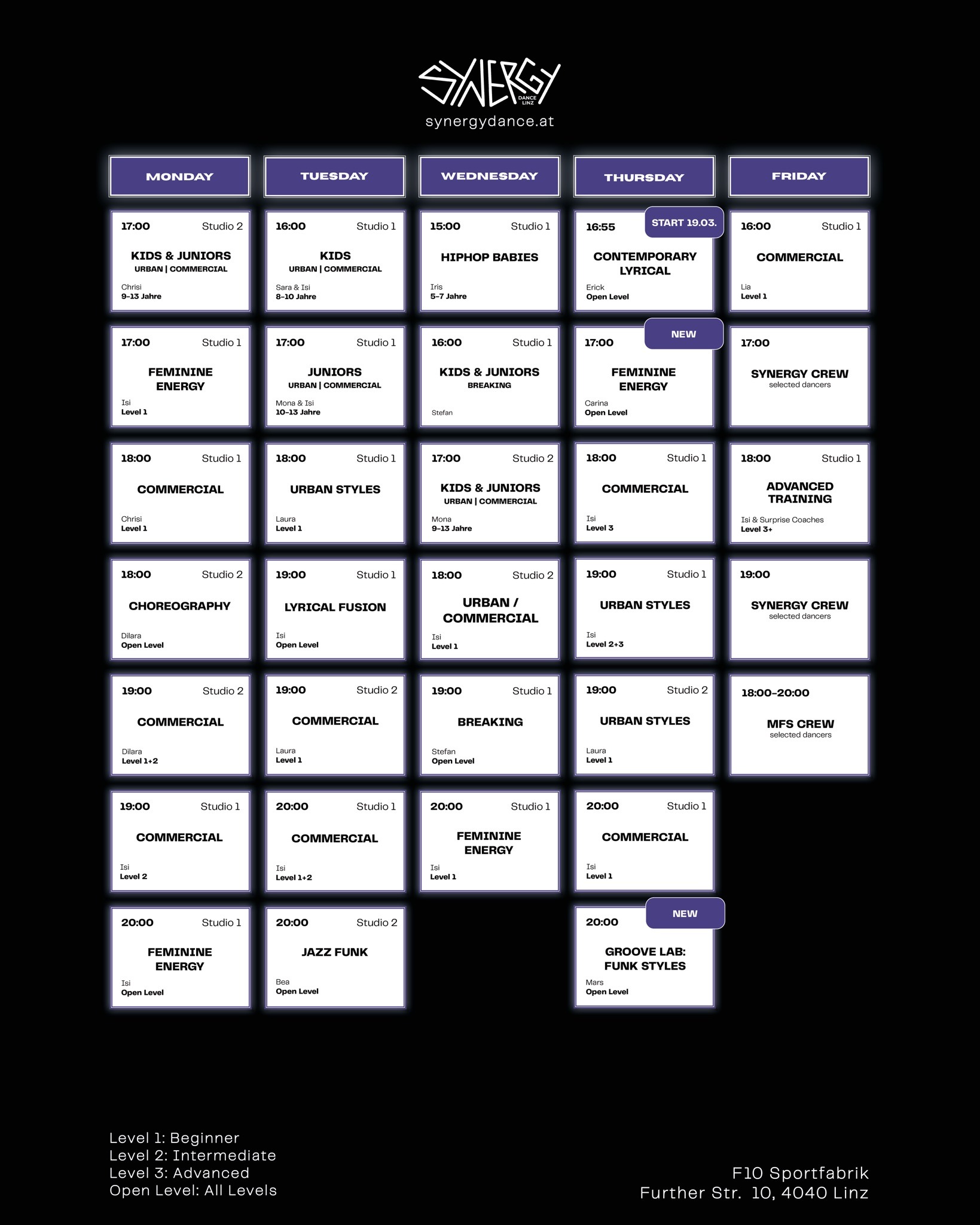 Stundenplan Sommersemester 26 Stundenplan Sommersemester 26